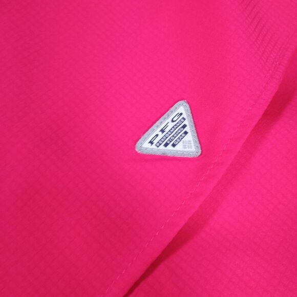 Columbia PFG Women’s 2XL Hot Pink Omni-Shade Vented Fishing Shirt – UPF Sun Prot - Picture 15 of 16